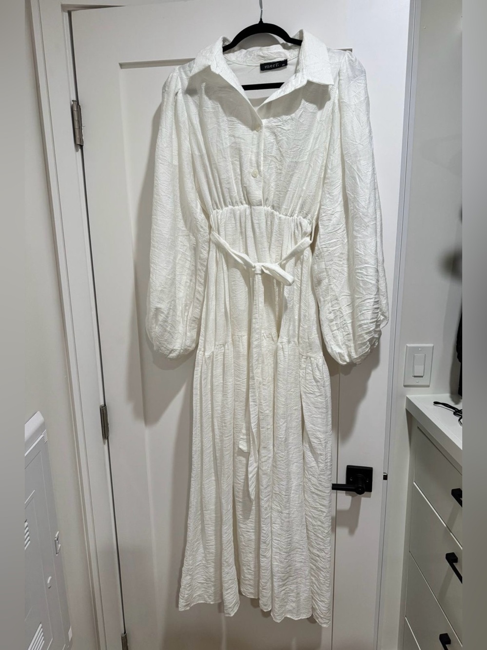Maxi Dress with Waist Tie
